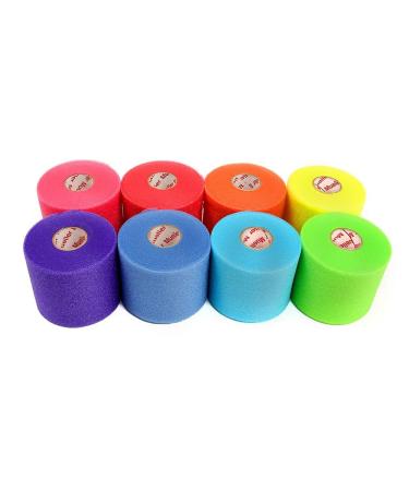 Mueller Rainbow Pack of Sports Pre-Wrap (8 Colors!),30 Yards,Rainbow