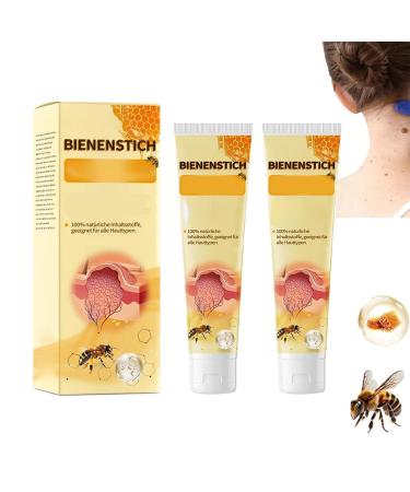 2pc Zoencgz New Bee Venom Repair Cream 60g Natural Hydrating Moisturizing Treatment Cream for Men&Women