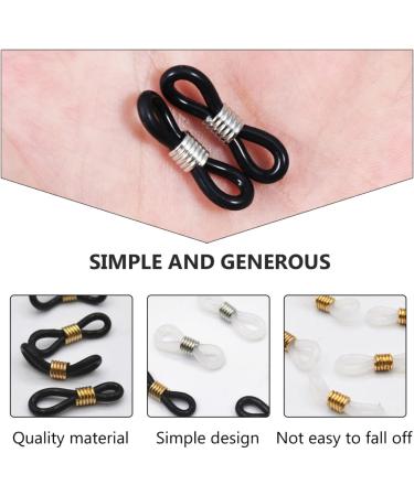 Stahad 80 Pairs Anti-Slip Buckles for Glasses Chains - Adjustable Silicone Straps for Sunglasses Clips & Belts - Color Sorted | 2x0.5cm (2pcs) - Buy Online on GoSupps.com