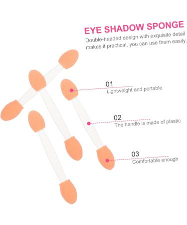 Hemoton 200 Pcs Double Ended Eyeshadow Brush Sponge Brush Latex Sponge Makeup Tool Eye Makeup Applicator Double-sides Eye Brush Eyeshadow Stick Dual-side Makeup Brush - Buy Online on GoSupps.com