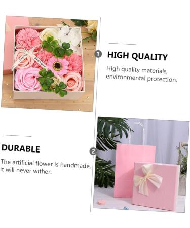HOMSFOU 3 Boxes Carnation Soap Flower Valentine s Day Gifts Rose Flower Scented Bath Soap Floral Scented Soap Carnation Scented Soap Wedding Party Flower Rose Soap Gift Box Paper Gift Pack - Buy Online on GoSupps.com