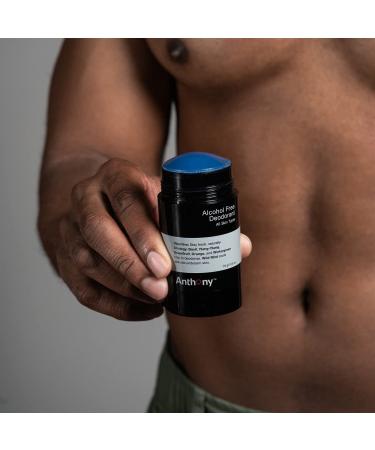 Anthony Alcohol-Free Aluminum-Free Deodorant for Men - Sport Strength Stick, Non-Irritant Cool Gel for Sensitive Skin - 2.5oz Pack of 1 - Buy Online on GoSupps.com