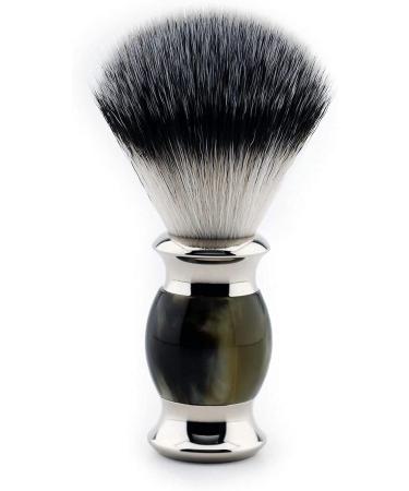 Jag Shaving Beard Synthetic Brush with Stainless Steel Handle - Premium Grooming Tool & Brush Holder for Men - Buy Online on GoSupps.com