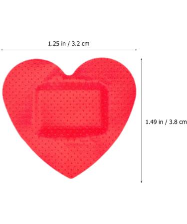 BESPORTBLE 90 Sheets Heart Stickers - Cute Waterproof Self-Sticking Care Supplies for Kids | International Shipping Available - Buy Online on GoSupps.com