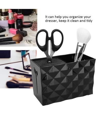 Hair Cutting Shaver Holder Storage Professional Hair Salon Hairdressing Tools Accessories Storage Box for Scissors Comb Hair Clip Organizer(BLACK) - Buy Online on GoSupps.com