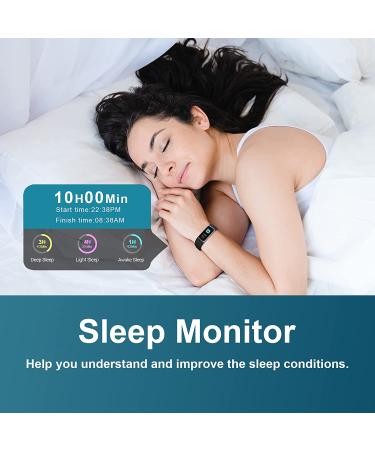 Livikey Fitness Tracker  Activity Tracker with Heart Rate Monitor & Sleep Monitoring  IP68 Waterproof Pedometer  Calorie Counter  Health Fitness Watch for Sports Workout  Step Tracker for Women Men Black - Buy Online on GoSupps.com