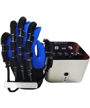ZZBB Rehabilitation Robot Gloves- Hand Stroke Hemiplegia Rehabilitation Training Equipment Stroke Hand Splint Assistive Gloves Left Medium