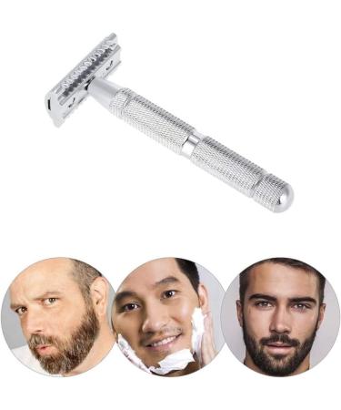 Hylotele Rustproof Stainless Steel Shaving Knife | Traditional Double Edge Razor for Men - International Shipping Available - Buy Online on GoSupps.com