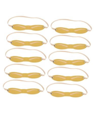 Angoily 30 pcs Eyebrow Fake Beginner Skin Supply Silicone Practice Headband Professional for