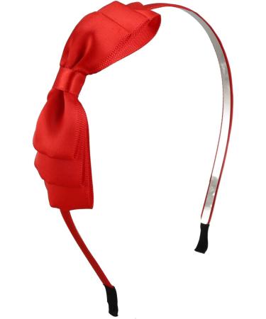 Bow Hairband Soft Elastic Bowknot Headband Hair Accessories For Children Adults Red - Buy Online on GoSupps.com