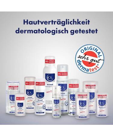 CL Crystal Antiperspirant for Heavy Perspiration - 50ml Antiperspirant Deodorant Roller offers 24-hour protection for sensitive skin - Crystal Deodorant Roller for Men and Women - Buy Online on GoSupps.com