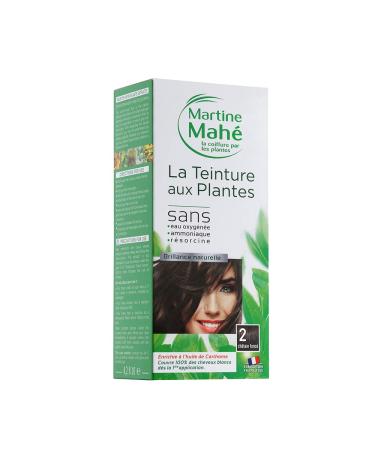 Martine Mahé Plant Dye 3 Applications 125 ml No. 2 Dark Brown