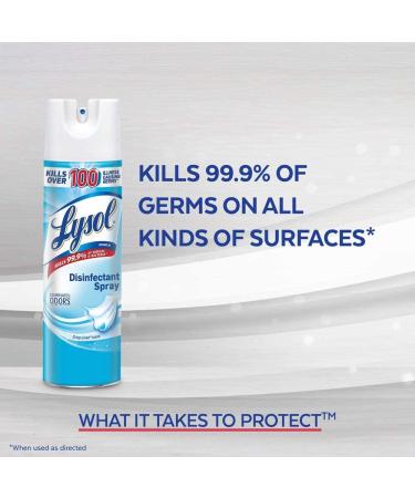 Lysol Disinfectant Spray to Go Crisp Linen 1oz (Pack of 3) - Travel Size Disinfectant Spray - Buy Online on GoSupps.com
