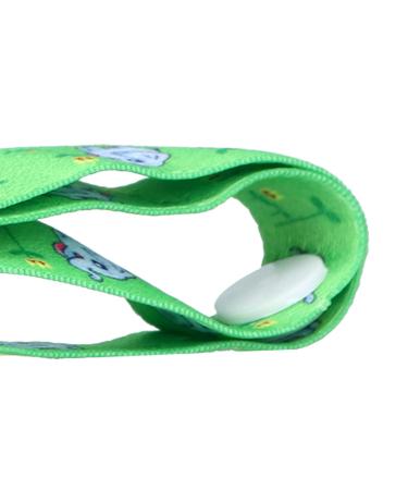Shop Safe & Stylish Baby Pacifier Clip - Adjustable Anti-Drop Chain Holder for Infants & Toddlers (Green) - Buy Online on GoSupps.com