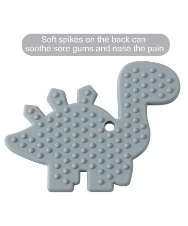 PandaEar Baby Dinosaur Teether Toy | Soothing Massaging Relief for Gums | BPA-Free Soft Silicone for Healthy Oral Development | Natural Organic Teething Aid for Babies, Toddlers, Infants - Buy Online on GoSupps.com