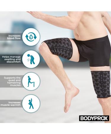 Adjustable Thigh Compression Sleeve - XL Size for Men and Women (1 Pair) - Buy Online on GoSupps.com