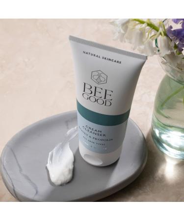 Bee Good Honey & Propolis Cream Cleanser 100ml - Natural Ingredients - All Skin Types - Removes Makeup & Exfoliates - Buy Online on GoSupps.com