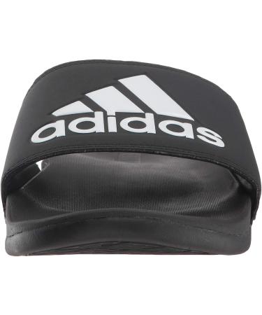 adidas Men's Adilette Comfort Slides Sandal 10 - Black/White - Buy Online on GoSupps.com