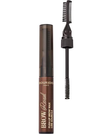 Bourjois Brow Reveal Push-Up Eyebrow Wax 03 Medium Brown Long-lasting for fuller shaped brows Soft texture 3-in-1 lamination applicator 24-hour hold - Buy Online on GoSupps.com