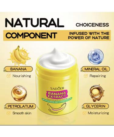 SADOER BANANA EXTRACT Anti-Wrinkle Revitalizing Repairing Cream Moisturizing Face Cream with Natural Botanical Extract - Buy Online on GoSupps.com