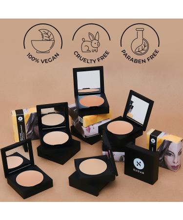 SUGAR Cosmetics Dream Cover Mattifying Compact 10 Latte - Lightweight Compact with SPF 15 & Vitamin E for Light Tones | International Shipping Available - Buy Online on GoSupps.com