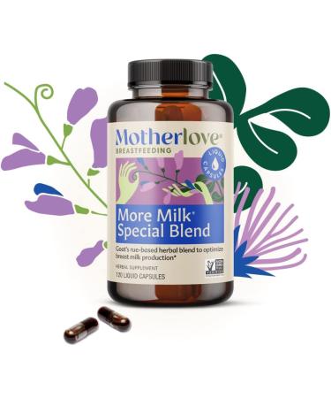 Motherlove More Milk Special Blend - 120 Liquid Capsules for Enhanced Lactation Support - Buy Online on GoSupps.com