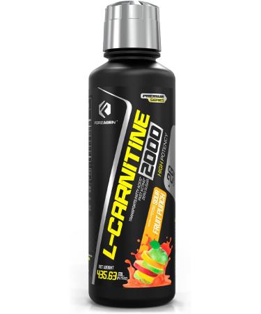 Forzagen L- Carnitine 2000 - Liquid L Carnitine with Vitamin B6 | Acetyl L-Carnitine | L-Tartrate | 30 Servings (Sour Fruit Punch)
