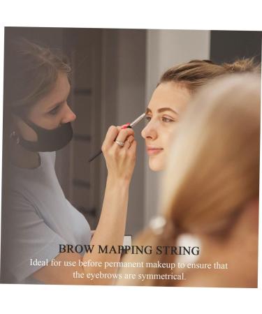 FRCOLOR 2pcs Beauty Premium Marking Measuring Pattern Thread Symmetrical Inked Brow Ruler Makeup Tattoos - Buy Online on GoSupps.com
