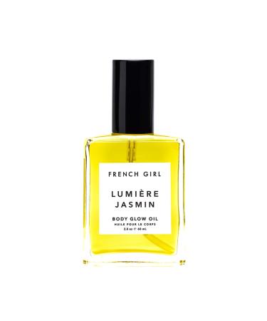 French Girl Lumi re Jasmin - Body Glow Vegan Jasmine Oil Multi-Use Smoothing and Nourishing for Body Face Hair 2 oz/60 mL