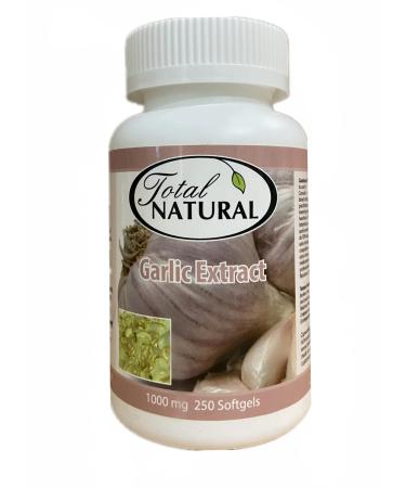 Garlic Extract 1000mg 250 Softgels 1 bottle by Total Natural