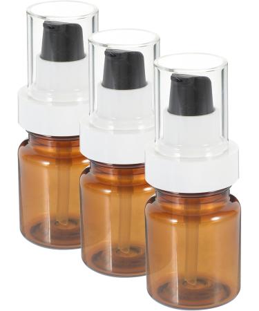 Housoutil 60ml Refillable Pump Spray & Lotion Bottle - Brown Cosmetic Container for Perfume & Essence - Travel-Friendly International Shipping - Buy Online on GoSupps.com