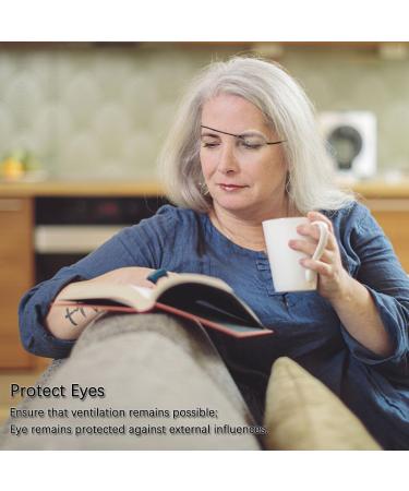 Transparent Ventilated Eye Patches - 2 PCS Adjustable Strap for Cataract Surgery Recovery | Eye Post-Operative Cover with Tape - Buy Online on GoSupps.com