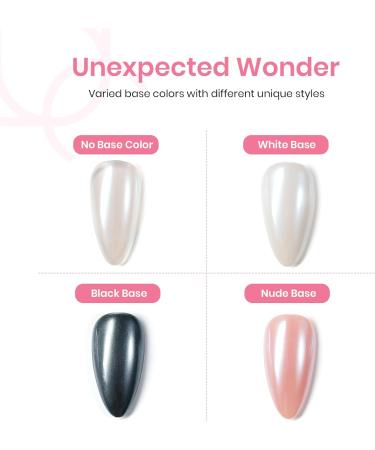 Beetles Gel Polish White Chrome Nail Powder - Mirror Effect Holographic Pigment for Nail Art - 1g Gift for Girls - 2023 Nail Trend DIY Salon - Mermaid Pearl - Buy Online on GoSupps.com