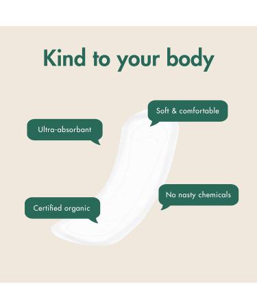 Eco by Naty Incontinence Pads Mini for Women - Absorbent & Discreet Eco-Friendly Pads for Sensitive Bladder (20 Count) - Buy Online on GoSupps.com