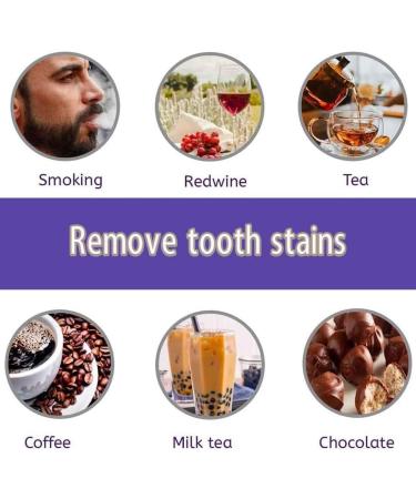 Purple Teeth Whitening Toothpaste | V34 Color Corrector for Bright White Teeth | Stain Removal & Yellow Color Reduction - Buy Online on GoSupps.com