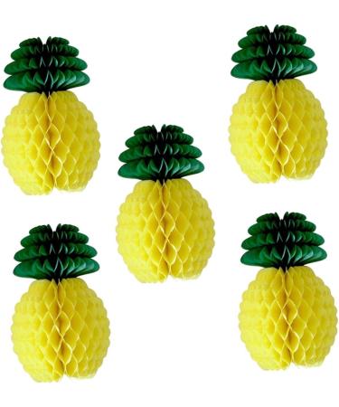 24 Pcs Plant Ornament Pineapple Honeycomb Pineapple Decor Honeycomb Party Favors Party Decor Honeycomb Paper Pineapple Party Supplies Fruit Yellowx3pcs 8PCS 20CMx3pcs - Buy Online on GoSupps.com