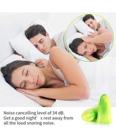 Uktunu Sleep Plug - 54 Pairs of Foam Earplugs for Noise Suppression & Hearing Protection | Comfortable Sleep & Snoring Solution - Buy Online on GoSupps.com