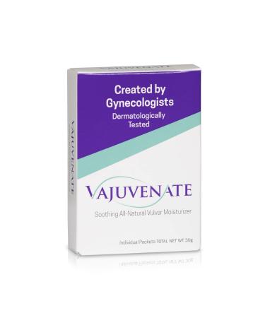VAJUVENATE Vulvar Cream: Coconut Oil Vitamin E & Shea Butter for Vaginal Relief Anti-Itch Moisturizer by Five OB/GYNs 6-Pack