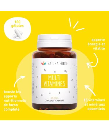 NATURA FORCE Immunity Pack - Zinc Multi-Vitamins & Magnesium Supplements for Full Action - 1 Month of Cure - Buy Online on GoSupps.com