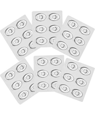 UPSTORE Transparent Oval Gel Foot Corn Rings - 36PCS | Silicone Foot Cushions Pads | Self-Adhesive Heel Sticker for Shoes - Buy Online on GoSupps.com