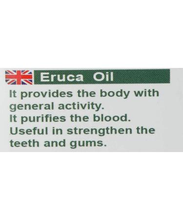 100% Cold Pressed Organic Watercress Seed Oil - Rucola Sativa - Herbal Oil for Hair Skin Body & Nails - Non-GMO 500ml - Buy Online on GoSupps.com