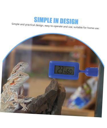 Frcolor Mini Hygrometer & Digital Thermometer for Reptile Tanks | Ideal for Leopard Geckos & Bearded Dragons | Sky Blue 10x3x1.5cm | International Shipping Available - Buy Online on GoSupps.com
