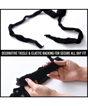 CHARM Womens Headband Boho Headwrap - Turban Head Wrap Festival Retro Hair Accessory Pirate Hairband Brown - Buy Online on GoSupps.com