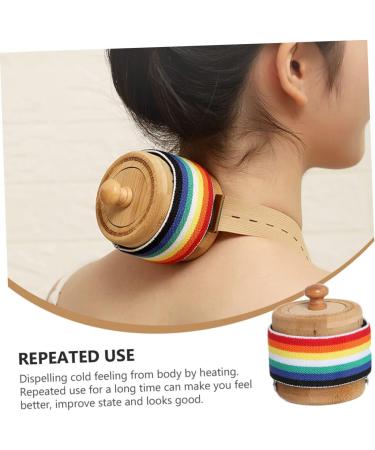 Lurrose 2-Piece Moxibustion Box Set - Wooden Massage Tools & Moxa Stick Holder for Home Therapy | 7x7cm - Buy Online on GoSupps.com