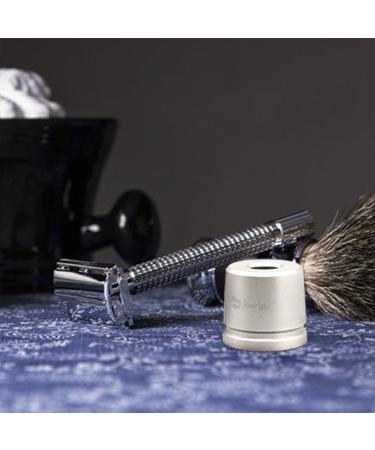 Double Butterfly Razor Plane Wet Razor - Chrome Safety Razor Set with H3 Stand & Leather Case - Buy Online on GoSupps.com