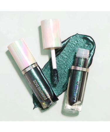 Eye Shadow Diamond Daze Liquid Eyeshadow Eye Makeup (009  Green Paradise)
