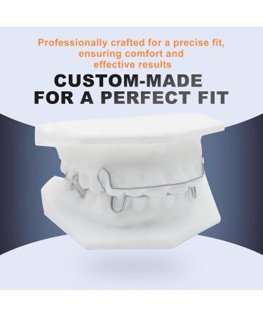 2 Hawley Retainer for Custom Teeth Retention Custom-Fit Two Retainers for Upper and Lower Teeth - Comfortable and Durable White - Buy Online on GoSupps.com