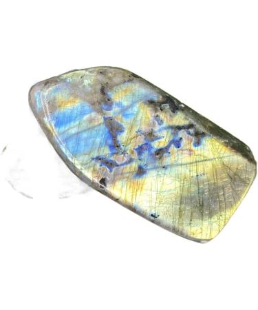FLYIFE 1PC 500-1000g Natural Crystal Moonstone Raw Gemstone Ornament Polished Quartz Labradorite Handicraft Decorating Stone Natural Stones Gift (Color : 900-1000g) - Buy Online on GoSupps.com