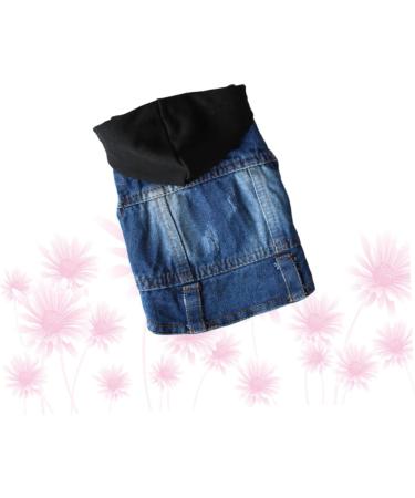 Iplusmile Sleeveless Dog Jacket Hoodie - Football Blue Clothes with Cowboy Hat & XL Knitting Vest for Autumn - Stylish Costumes & Accessories for Dogs & Cats - Buy Online on GoSupps.com