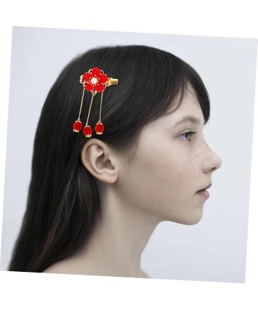 FRCOLOR 2 Pairs Children's Hanfu Hairpin Asian Hair Pins Asian Hair Accessories Asian Hair Clip Chinese New Year Hair Bow Hanfu Hair Clip Chinese Hair Clip Tassel Chinese Style Girl Child - Buy Online on GoSupps.com